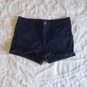 Black American Eagle High Waisted Shorts